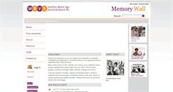 Desktop Screenshot of memorywall.org.uk
